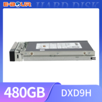 Unidad de estado sólido empresarial SATA 3,0 disponible con bandeja DXD9H SSD de 480GB con doble potencia 5V/12V 2,5 "SATA 6 Gb/s para servidor