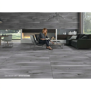 Azulejos de Porcelana con Aspecto de Madera Marrón Rosa, 600x1200mm, Mate, Rústicos, para Piso y Pared - Product Image 4