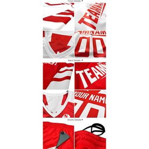 Maillot de basket-ball réversible personnalisé, nom et numéro personnalisés, uniforme d'équipe, pour hommes et garçons, évacuation de l'humidité, col en V, sublimé, 340g - Product Image 5