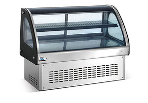 Vitrine réfrigérée pour gâteaux avec porte vitrée <span class=keywords><strong>et</strong></span> refroidissement par <span class=keywords><strong>air</strong></span> forcé pour les pâtisseries <span class=keywords><strong>et</strong></span> les supermarchés - Product Image 2