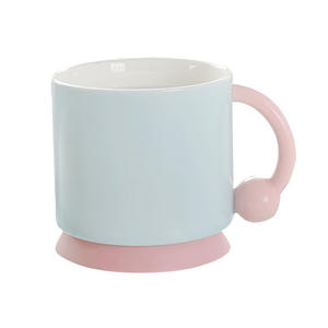 Tasse à eau pour couples, pour la maison, le bureau, tasse à café en céramique moderne et simple - Product Image 1