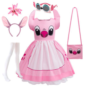 Disfraz <span class=keywords><strong>de</strong></span> cosplay <span class=keywords><strong>de</strong></span> la película <span class=keywords><strong>Lilo</strong></span> <span class=keywords><strong>y</strong></span> <span class=keywords><strong>Stitch</strong></span> para niña, disfraz <span class=keywords><strong>de</strong></span> <span class=keywords><strong>Stitch</strong></span> Angel, personaje <span class=keywords><strong>de</strong></span> dibujos animados, disfraz <span class=keywords><strong>de</strong></span> fiesta navideña, conjunto <span class=keywords><strong>de</strong></span> disfraz <span class=keywords><strong>de</strong></span> carnaval, tallas <span class=keywords><strong>2</strong></span>-10T - Product Image 1