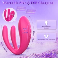 Tragbarer Ferngesteuerter Vibrator Erwachsenen-Spielzeug für Paare Weibliches Sexspielzeug G-Punkt-Vibratoren Klitoris-Penis-Vibrator mit 10 Vibrationsstufen