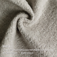 Hochwertiger, umweltfreundlicher, garngefärbter Stretch-Baumwoll-Leinen-Mischgewebe Chenille-Polsterstoff für Sofa und Heimtextilien, komfortabel