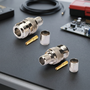 Conector Hembra N de Crimpado para Cable LMR400, Impedancia de 50 ohmios para Aplicaciones de RF - Product Image 4