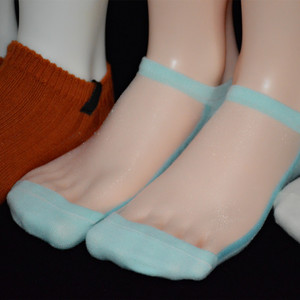 Mannequin de pieds en plastique blanc de <span class=keywords><strong>couleur</strong></span> <span class=keywords><strong>chair</strong></span> à cinq orteils Mannequin de pied féminin exquis pour affichage de chaussettes - Product Image 5