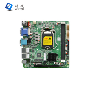 Intel H110 LGA1151 Bộ xử lý <span class=keywords><strong>I3</strong></span>/I5/I7 thế hệ thứ 6-9 DDR4 DIMM kép PCIe3.0 X16 6 RS232 COM 2 RJ45 LAN Máy tính để bàn công nghiệp - Product Image 1