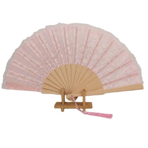 Abanicos Plegables de Madera de 23 cm al por Mayor, Recuerdo, Regalo, Invitación de Boda, Abanicos de Encaje para Baile, Fiesta y Eventos - Product Image 3