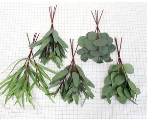 Ramo de Tallos de <span class=keywords><strong>Eucalipto</strong></span> Artificial Realista M123, Flores Artificiales y Vegetación, Semillas de Seda para Decoraciones de Graduación - Product Image 4