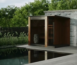 Villa Tradizionale con Vista sul <span class=keywords><strong>Lago</strong></span> per 4-6 Persone con Sauna - Cabina con Struttura in Legno e Metallo e Posizionamento a Bordo Piscina - Product Image 2