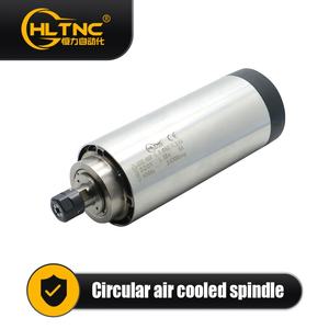 Moteur de broche circulaire 80MM 6A 24000RPM 1.5KW 220V refroidi par air ER16 400Hz - Product Image 2