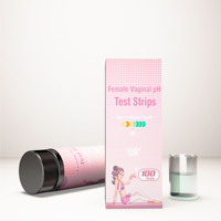 Strip Tes Vaginosis Bakterial dan Infeksi Jamur Manual LYZ, Tes pH Vagina Plastik untuk Wanita