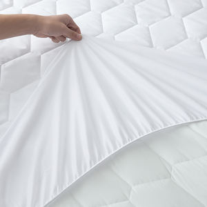 Hot Sale <span class=keywords><strong>Hotel</strong></span> Plain Color Hypo allergene Matratzen auflage Wasserdichter Matratzen schoner - Product Image 5