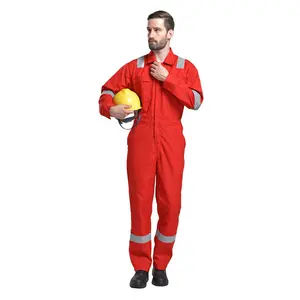 סיטונאי בגדי עבודה מעכבי בעירה חליפת טיסה Fr בטיחות מעכב אש Frc Nomex סרבל טייס עם רפלקטור