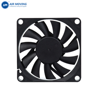 Ventilateur de refroidissement DC 5/12V à faible bruit AM7010H12B 70x70x10mm, micro-ventilateur axial 70mm pour nouvelles énergies, certifié CE RoHS