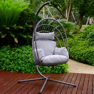 เก้าอี้ชิงช้าแบบแขวนสำหรับครอบครัว,เก้าอี้ชิงช้าแขวนทำจากเหล็กใช้ในสวนกลางแจ้ง