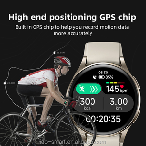Jam tangan pintar modis 1.32 "HD AMOLED Alexa suara GPS IP68 tahan air BT panggilan pelacak kesehatan jam tangan pintar olahraga untuk IOS <span class=keywords><strong>Android</strong></span> - Product Image 6