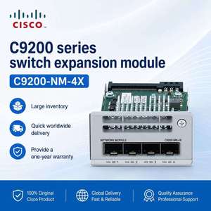 C9200-NM-4X 10GE <b>Ethernet</b> Network Module for C9200 Series <b>Switch</b> with 4 Ports 1-Year Warranty DHL Shipment in Stock - Product Image 1