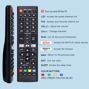 Nuovo Telecomando <span class=keywords><strong>TV</strong></span> di Ricambio con Pulsanti A-mazon e <span class=keywords><strong>Netflix</strong></span> Compatibile con <span class=keywords><strong>TV</strong></span> Smart LCD LED LG - Product Image 5