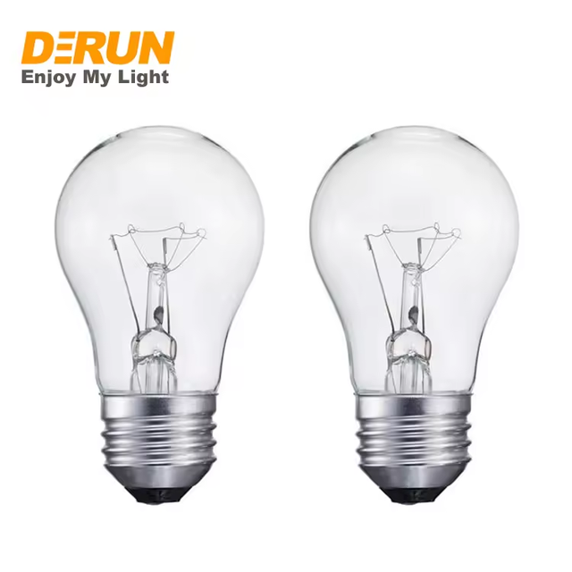 A15 Tungsten Filament Lamp 25W 40W 50W 60W E14 E27 E26 Clear Frosted Vintage Global Traditional Incandescent Heat Bulb , INC-A15