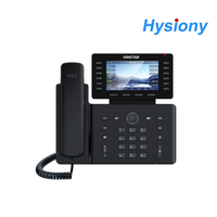 Téléphone SIP professionnel haut de gamme Dinstar série G500, G500P, écran LCD graphique 5,0 pouces, 20 comptes SIP, 60 touches de ligne, conférence 10 voies, voix HD