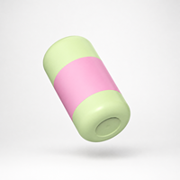 Flacon en plastique de 15 ml pour déodorant en stick, conteneur de crème, emballage personnalisé avec logo pour baume parfumé solide