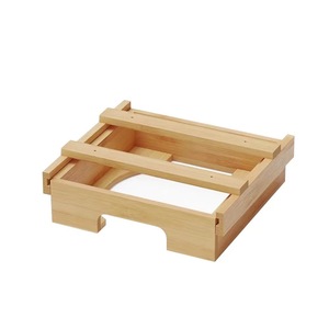 9-inch Bamboo and Wood Kitchen Hanging Disposable Paper <b>Plate</b> Dispenser, Cake <b>Plate</b> Storage <b>Rack</b>, Solid Wood Cabinet Bracket - Product Image 4