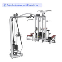 Équipement de musculation multi-stations MND-AN42, crossover et jungle de câbles, machine d'entraînement personnalisée à 5 stations, sortie d'usine