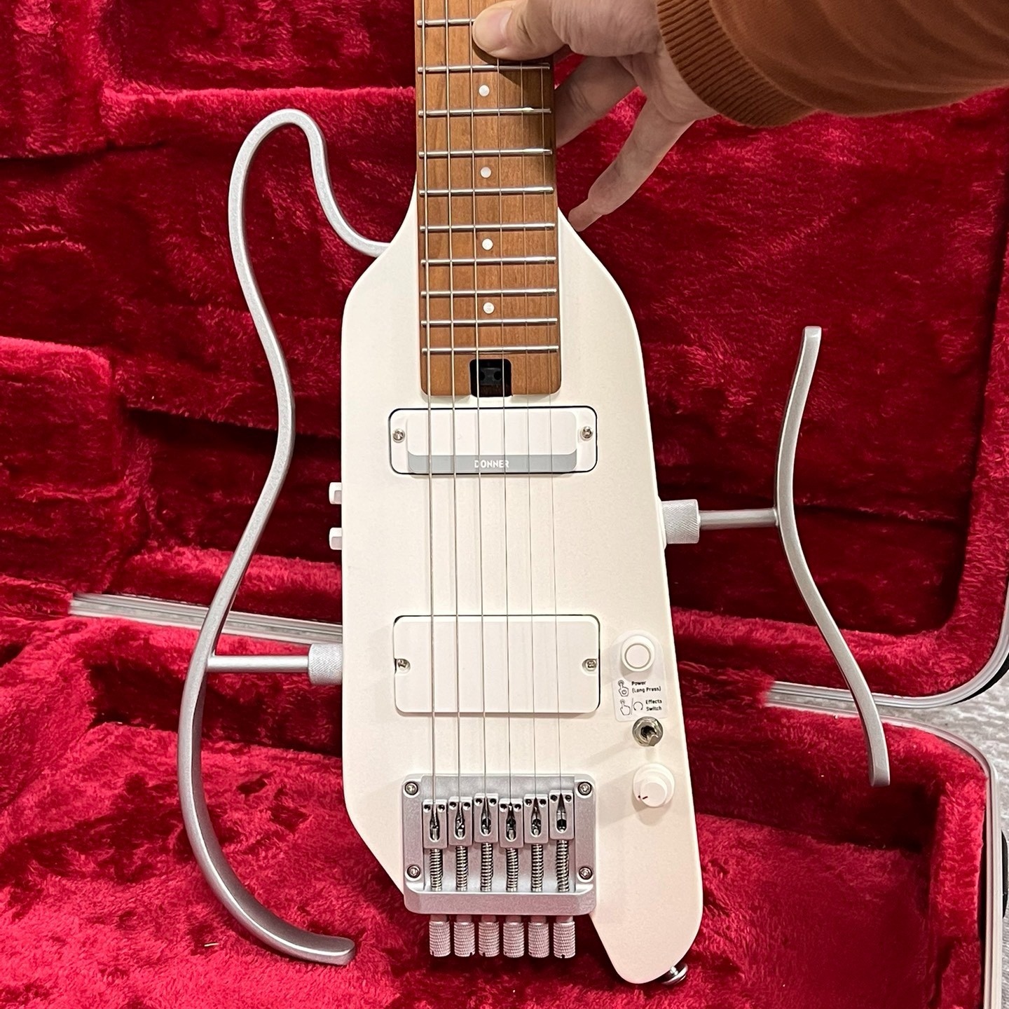 DONNER HUSH-1 最終価格！ Donner HUSH-I Silent Acoustic-Electric Headless Guitar