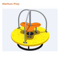 Mini manège carrousel pour enfants en gros avec siège de l'équipement de terrain de jeu extérieur pour parc d'attractions