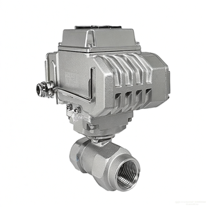 Válvula de bola motorizada COVNA eléctrica con bridas de bronce de 2 pulgadas, de dos vías, para ácido y baja temperatura, OEM, doble unión - Product Image 4