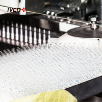 Ligne de production d'étiquetage d'étanchéité de remplissage d'ampoules en verre et plastique de 5 à 50ml