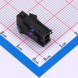 43020-2R Housing (Wire-to-Board / Wire-to-Wire) P=3mm Connector ( Jack Structure: 2x1P )( Pitch: 3mm )( Row Spacing: 3mm ) - Product Image 1