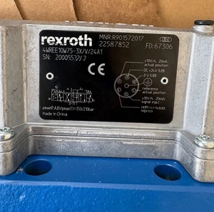 วาล์วควบคุมทิศทางแบบสามทาง R901572017 4WREE10W75-3X/V/24A1  315 บาร์ 180 ลิตร/นาที วาล์วไฮดรอลิก - Product Image 3