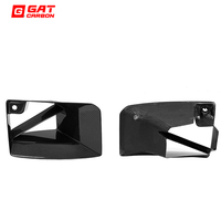 Pour BMW G87 M2 : Kit de garnitures de calandre d'admission d'air en fibre de carbone sèche style MP pour cadre de voiture, ensemble de prises d'air avant G87 M2