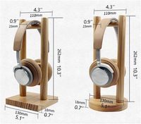 Support pour casque en bois, présentoir pour casque, accessoires pour table de jeu