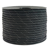 Cordon de parachute en nylon réfléchissant 4 mm 5/32 pouces, type III, 7 brins, 100 pieds, corde utilitaire de survie pour le camping, la randonnée, le bricolage