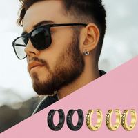 Boucles d'oreilles individuelles en acier inoxydable pour femmes et hommes, motif viking