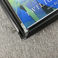 27*40 Luminosité Réglable Aluminium Cadre Photo Éclairage Affiche Affichage Publicité Rétro-Éclairé Led Lumineux Snap Cadre Signe
