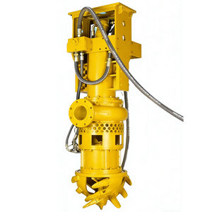 Bomba de lodos sumergible hidráulica de hierro para excavadora con agitador, conexión de brida, cromo, bombeo de 2-5 m/s - Product Image 5