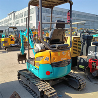 2023 Año 1.8Ton Kubota U17 en buen estado Mini excavadora usada U20 U30 U35 U55 Mini excavadora Side Swing a la venta en Stock
