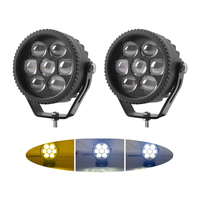 4D 70W LED Work Light Spot Beam Driving Fog Lamp pour moto SUV ATV UTV Truck Compatible avec BMW R1200GS R1250GS F800 F850