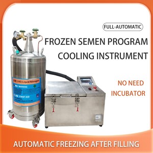 पशु कृषि वीर्य संग्रह फ्रीजिंग मशीन/मवेशी गाय भेड़ का प्रजनन जमे हुए शुक्राणु को स्वचालित शीतलन उपकरण - Product Image 4