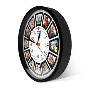 Créez votre propre <span class=keywords><strong>collage</strong></span> personnalisé de 12 photos, horloge murale personnalisée Instagram, horloge murale personnalisée avec photos de famille imprimées, horloge murale - Product Image 5