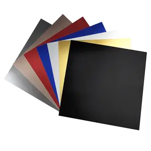 Placas de aluminio anodizado para placas de identificación, tamaño personalizado, negro, plata, oro, azul, rojo, gris, rosa, oro, Panel de decoración