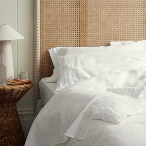 Penutup selimut Linen katun hijau antik-kain OEKO-TEX hipoalergenik dengan penutup kancing seprai bernapas untuk penggunaan rumah - Product Image 6