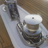 Vente chaude Nouveau treuil électrique à ancre en acier inoxydable de petite taille pour bateau