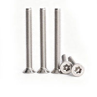 Vis et boulons Torx ovales métriques M5 M16 en acier inoxydable 304 316 de grade 5, à usage industriel, anti-effraction, avec goupille