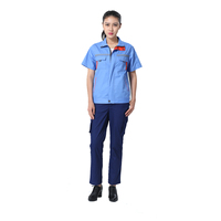 Uniformes d'été Veste unisexe Industrial Worker Farmer Breathable Cotton & Polyester Custom Logo
