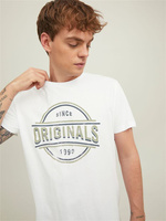 Impression personnalisée blanc coupe régulière coton rayonne spandex T-shirt à manches courtes avec logo classique simple T-shirts en mélange pour hommes